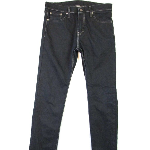 Levi's 508 Jeans Regular Taper Dark Blue Men's 30x32 White Stitching - Picture 1 of 10